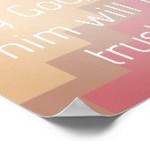 彼は私の避難所Psalm 91聖書の聖なる書物、 経典 ポスター (角)