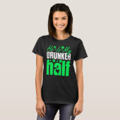 彼は私の酔っ払いハーフカップルのSt patricks day・アイリス Tシャツ (正面フル)