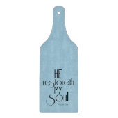 彼は私の魂の聖句を思い出す カッティングボード (正面)