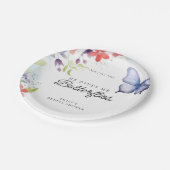 彼は私をドキドキさせる プレ花嫁のシャワー ペーパープレート (アングル)