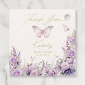 彼は私をドキドキさせる ワイルドフラワーのウェディングシャワーの贈り物 フェイバータグ (裏面)