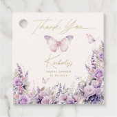 彼は私をドキドキさせる ワイルドフラワーのウェディングシャワーの贈り物 フェイバータグ (正面)