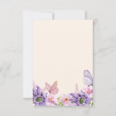 彼は私をドキドキさせる ワイルドフラワーズのウェディングシャワー サンキューカード (裏面)