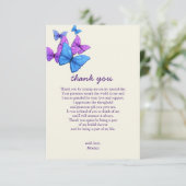 彼は私をドキドキさせる ワイルドフラワーズのウェディングシャワー サンキューカード (スタンド正面)