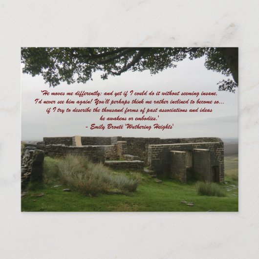 彼は私を別の方法で動かす – 高さ悩む ポストカード (正面)