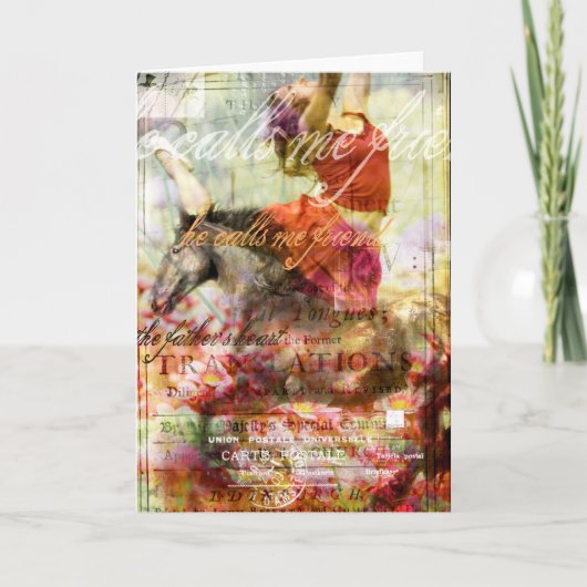 彼は私を友達と呼ぶ カード (正面)