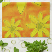 彼は私を愛しているデイジー – アメリカのMoJoキッチンタオル キッチンタオル (折り畳み)