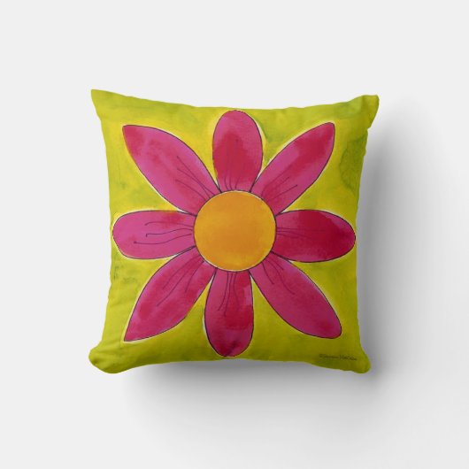 彼は私を愛しているデイジー – 枕 (正面)