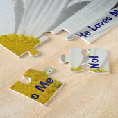 彼は私を愛している彼は私を愛していないパズルデイジー ジグソーパズル (側面)