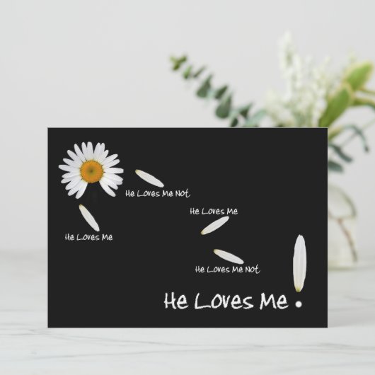 彼は私を愛している結婚式招待状 招待状 (スタンド正面)