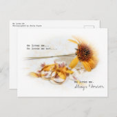 彼は私を愛している ポストカード (正面/裏面)