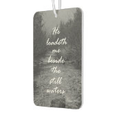 彼は私を静かな水の聖句の横に導く カーエアーフレッシュナー (左)