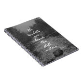 彼は私を静かな水の聖句の横に導く ノートブック (右側)