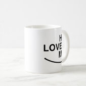 彼は私を(右の) .png愛します コーヒーマグカップ (正面右)
