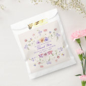 彼は私与えのバーニュルパープルブライダルシャワー フェイバーバッグ (封をした状態)