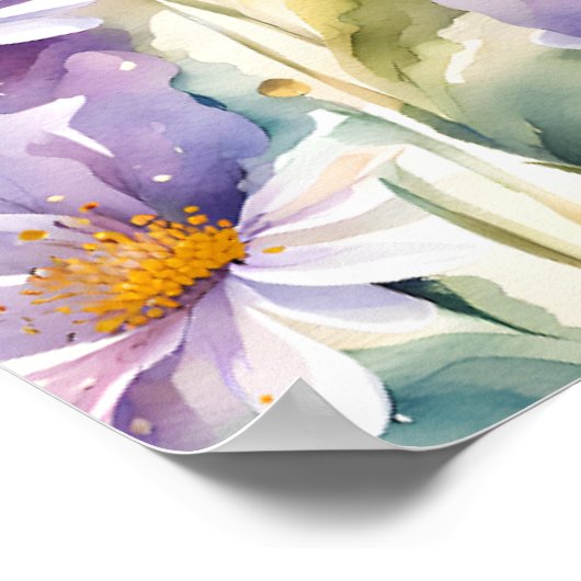 彼は私与えの蝶のブライダルシャワー歓迎のサイン ポスター (角)