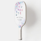 彼は私与えの蝶のブライダルシャワー ピックルボールラケット (左)