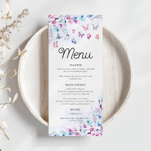 彼は私与えの蝶のブライダルシャワー メニュー