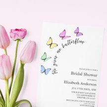 彼は私与えの蝶のブライダルシャワー