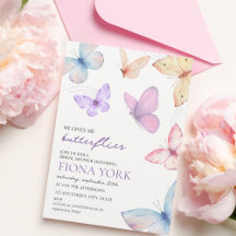 彼は私与えの蝶シックエレガントブライダルシャワー