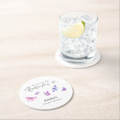 彼は私与えの蝶 ラウンドペーパーコースター (インサイチュ)