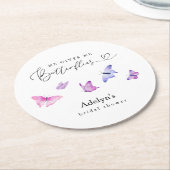 彼は私与えの蝶 ラウンドペーパーコースター (アングル)