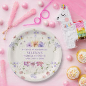 彼は私与え紫の蝶のブライダルシャワー ペーパープレート (パーティー)