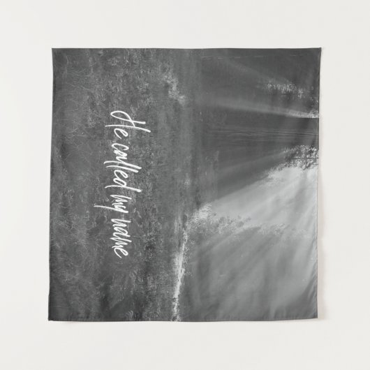 彼は私感動的の名前を引用文と呼んだ タペストリー (正面(横))