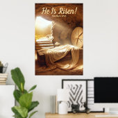 彼は立ち上がった！イースター日曜日 ポスター (ホームオフィス)