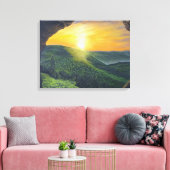 彼は立ち上がった! キャンバスプリント (インサイチュ (リビング))