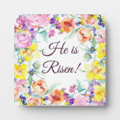 彼は立ち上がった！ フォトプラーク (正面)