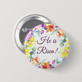 彼は立ち上がった!ボタン 缶バッジ (正面&裏面)