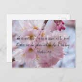 彼は立ち上がった！ ポストカード (正面/裏面)