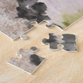 "彼は立ち上がった"墓の水色 ジグソーパズル (側面)