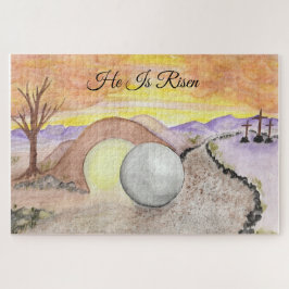 "彼は立ち上がった"墓の水色 ジグソーパズル