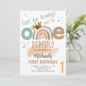 彼は素敵ではない、1つのダーフル少年の誕生日招待状。 招待状 (スタンド正面)