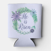 彼は紫の宗教復活祭の聖句を復活させた 缶クーラー (正面)