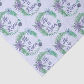 彼は紫色の宗教的な復活祭を盛り上げた 薄葉紙 (詳細)