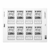 彼は結婚その質問をボトルしたワインのラベル ラベル (フルシート)