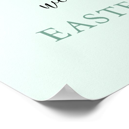 彼は緑の十字架のイースターブランチを復活させた ポスター (角)