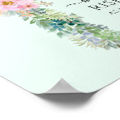 彼は緑の水彩画を生み出した ポスター (角)