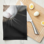 彼は考える何だ？ キッチンタオル (四つ折り)