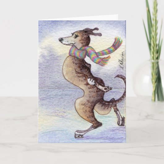 彼は耳から風を楽しんだ カード (正面)