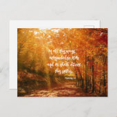 彼は聖書の聖句を導く ポストカード (正面/裏面)