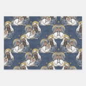 彼は聖降誕祭生まれだ ラッピングペーパーシート (正面3)