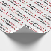 彼は自分の美しい魂を白く愛しただけだった ラッピングペーパー (角)