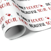 彼は自分の美しい魂を白く愛しただけだった ラッピングペーパー (ロールコーナー)