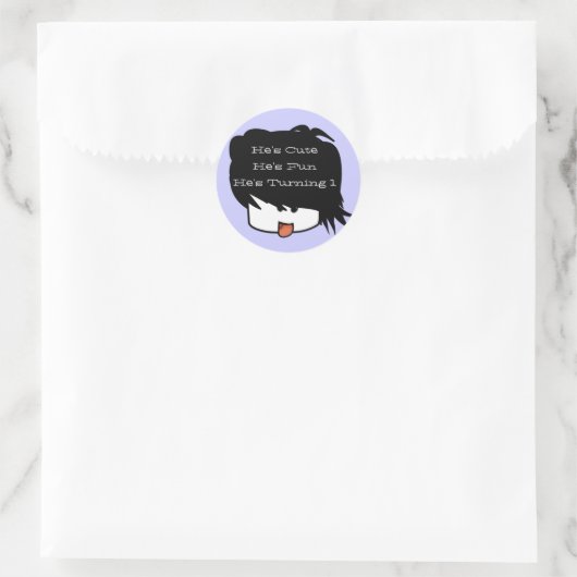 彼は自分を変えようとしている自分が可愛い ラウンドシール (バッグ)