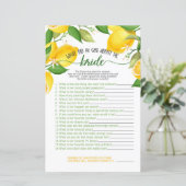 彼は花嫁のゲームについて何を言った – Lemon (スタンド正面)