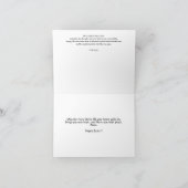 彼は蝶ライラック紫の復活祭を起こした シーズンカード (内部)